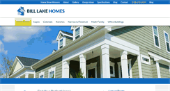 Desktop Screenshot of billlakehomes.com